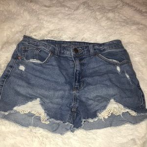 Ripped Jeans shorts